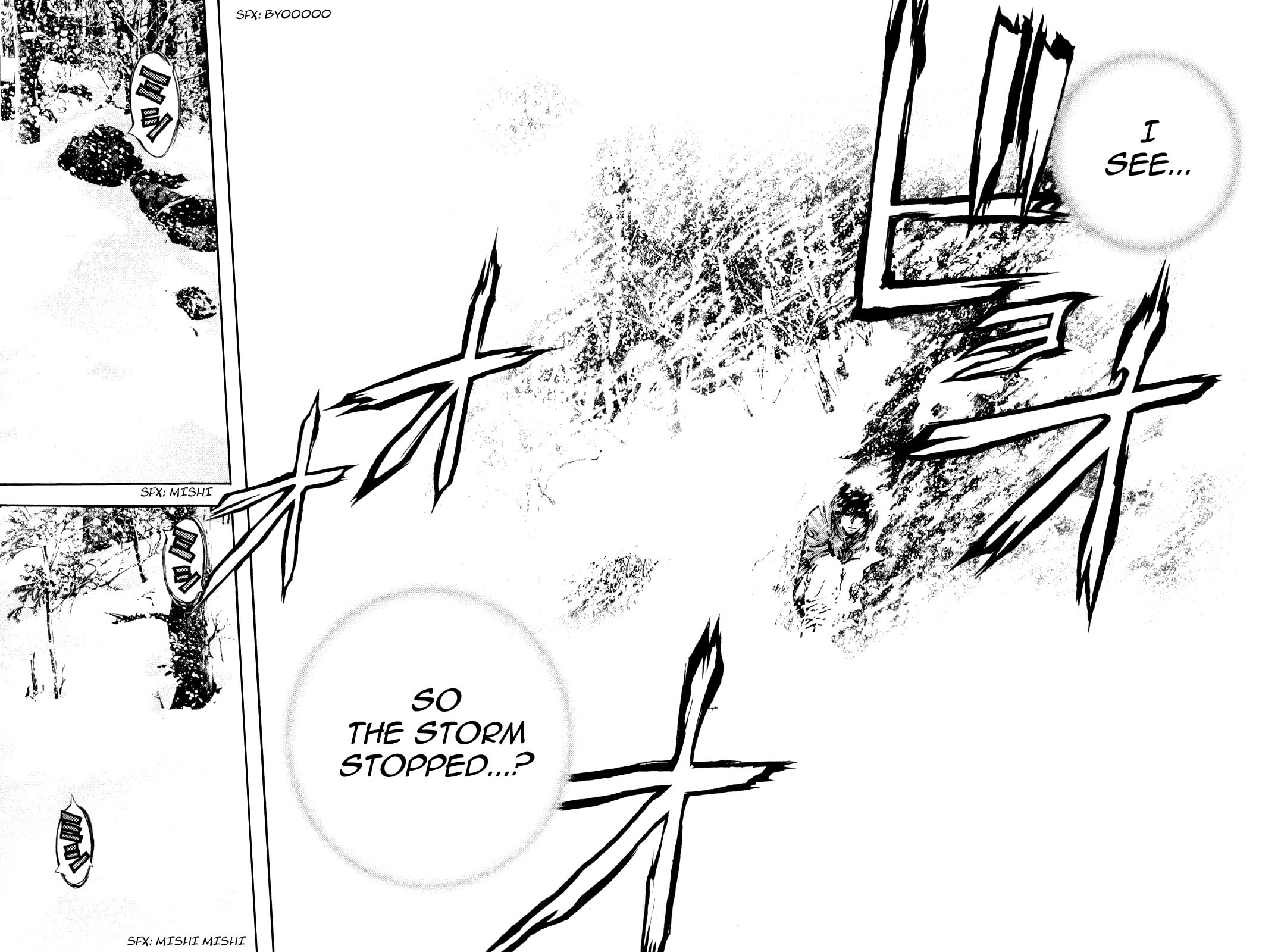 The Climber (Kokou no Hito) Manga Chapter 23 page 18 - Sleet scene