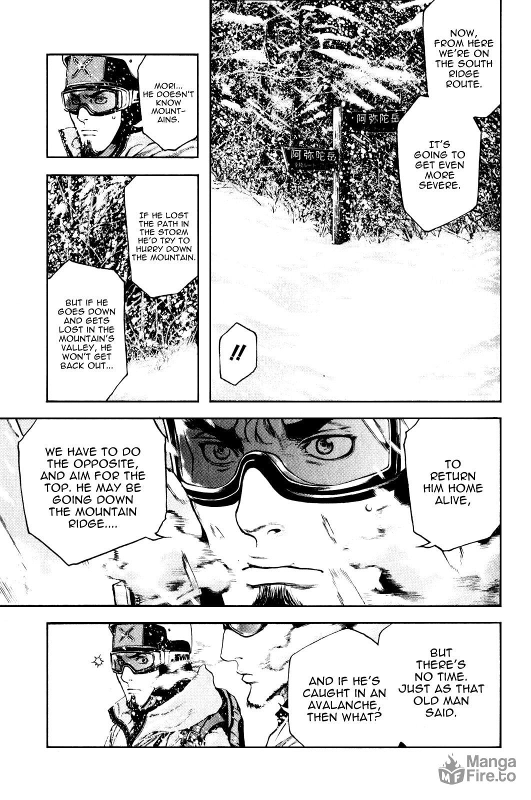 The Climber (Kokou no Hito) Manga Chapter 24 page 10 - Climb scene