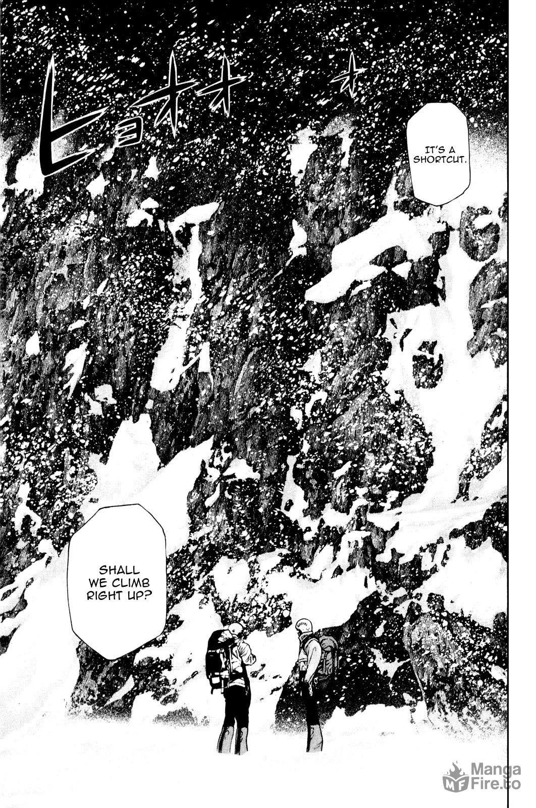 The Climber (Kokou no Hito) Manga Chapter 24 page 12 - Climb scene