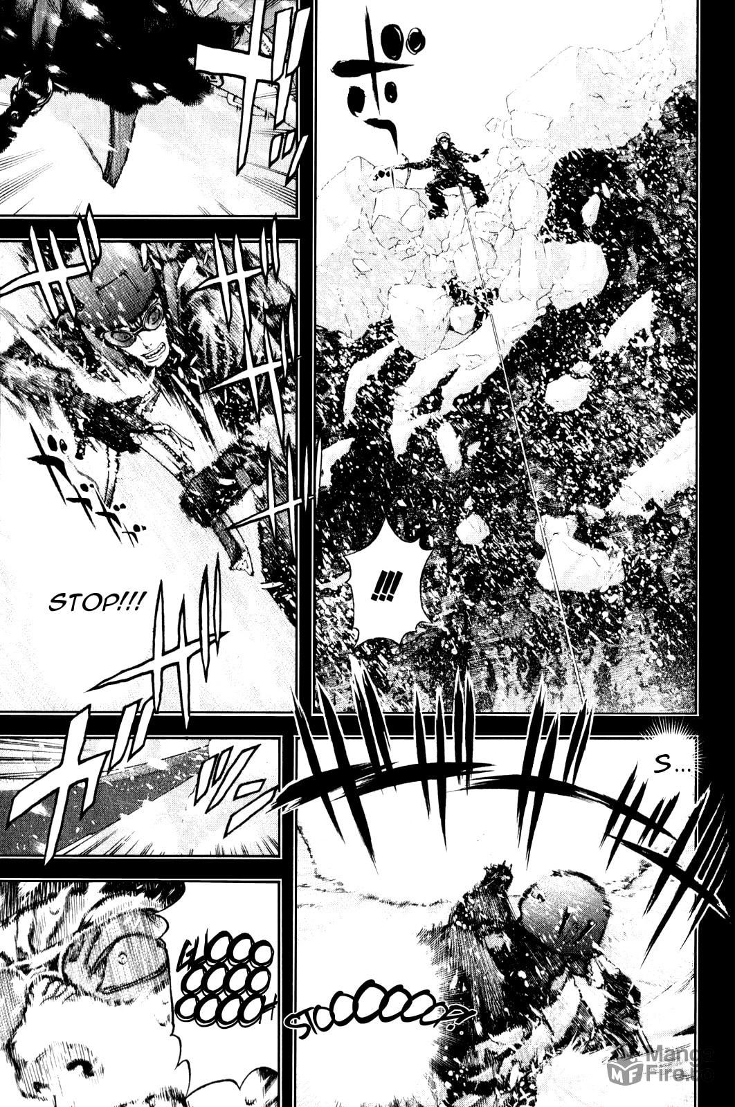 The Climber (Kokou no Hito) Manga Chapter 27 page 9 - Climb to Fight scene