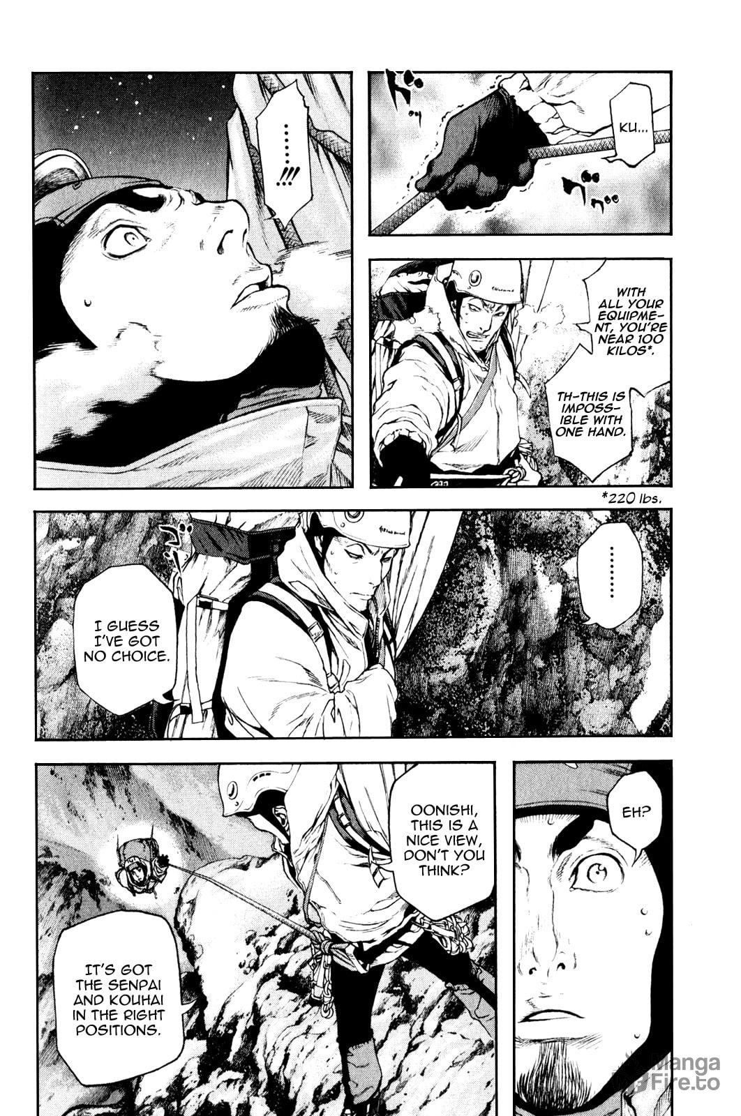 The Climber (Kokou no Hito) Manga Chapter 28 page 12 - Truth scene