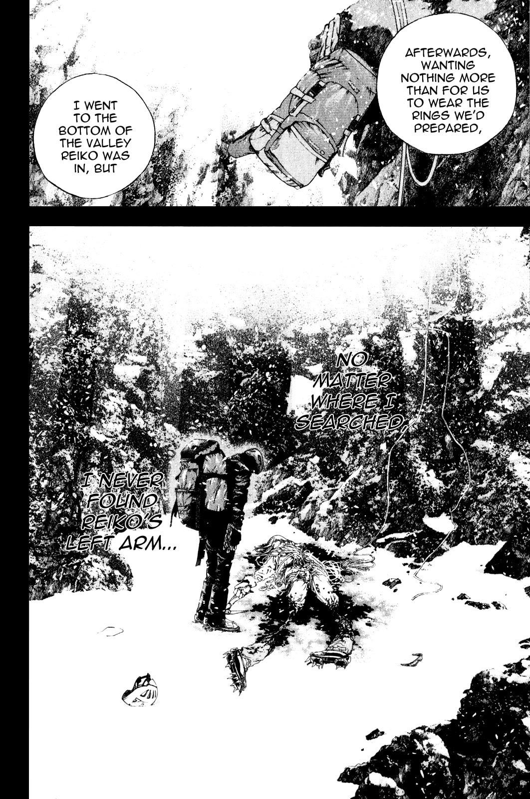 The Climber (Kokou no Hito) Manga Chapter 29 page 13 - Karmic Overturn scene