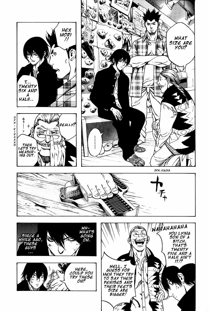 The Climber (Kokou no Hito) Manga Chapter 3 page 11 - Climbing Shoes scene