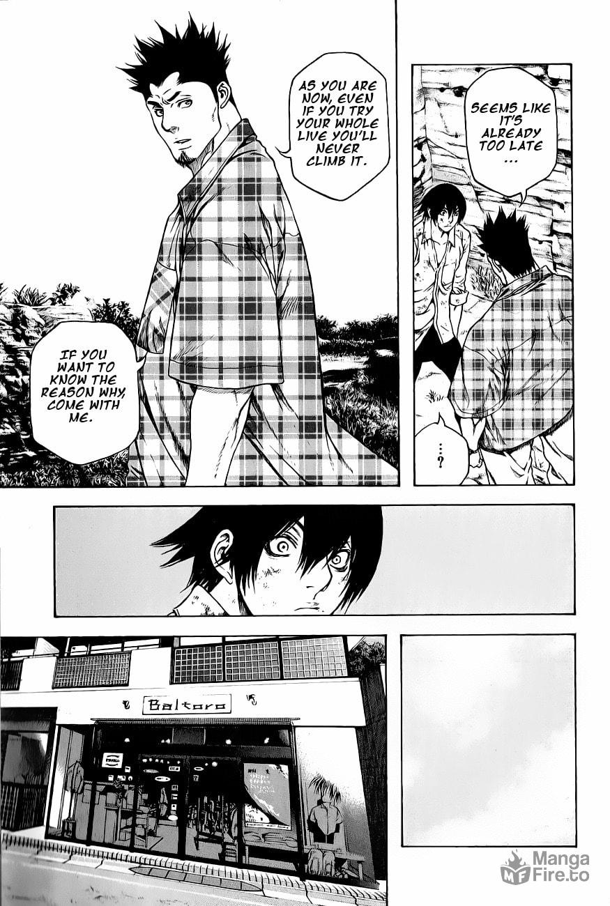 The Climber (Kokou no Hito) Manga Chapter 3 page 9 - Climbing Shoes scene