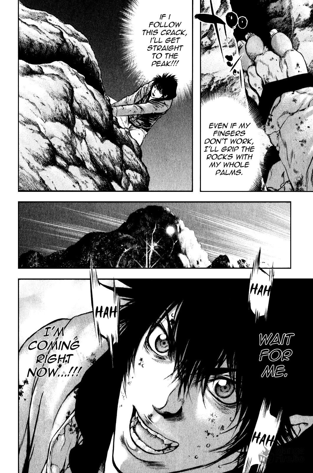 The Climber (Kokou no Hito) Manga Chapter 31 page 5 - Do or Die scene