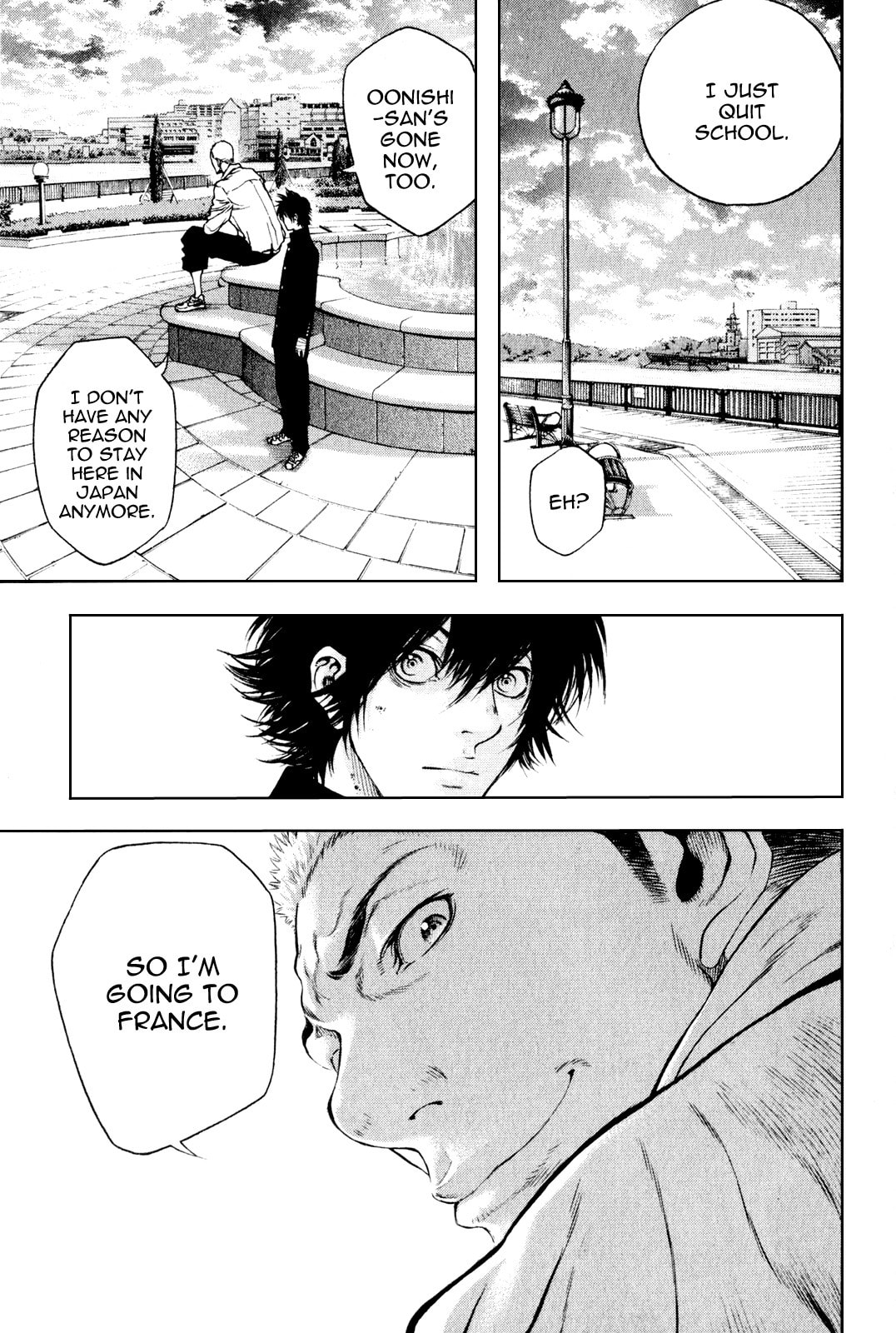 The Climber (Kokou no Hito) Manga Chapter 32 page 14 - Silent Return scene