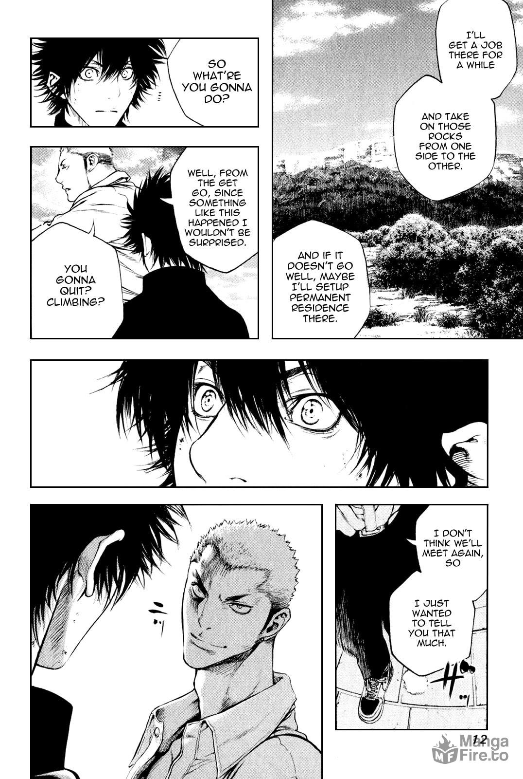 The Climber (Kokou no Hito) Manga Chapter 32 page 15 - Silent Return scene