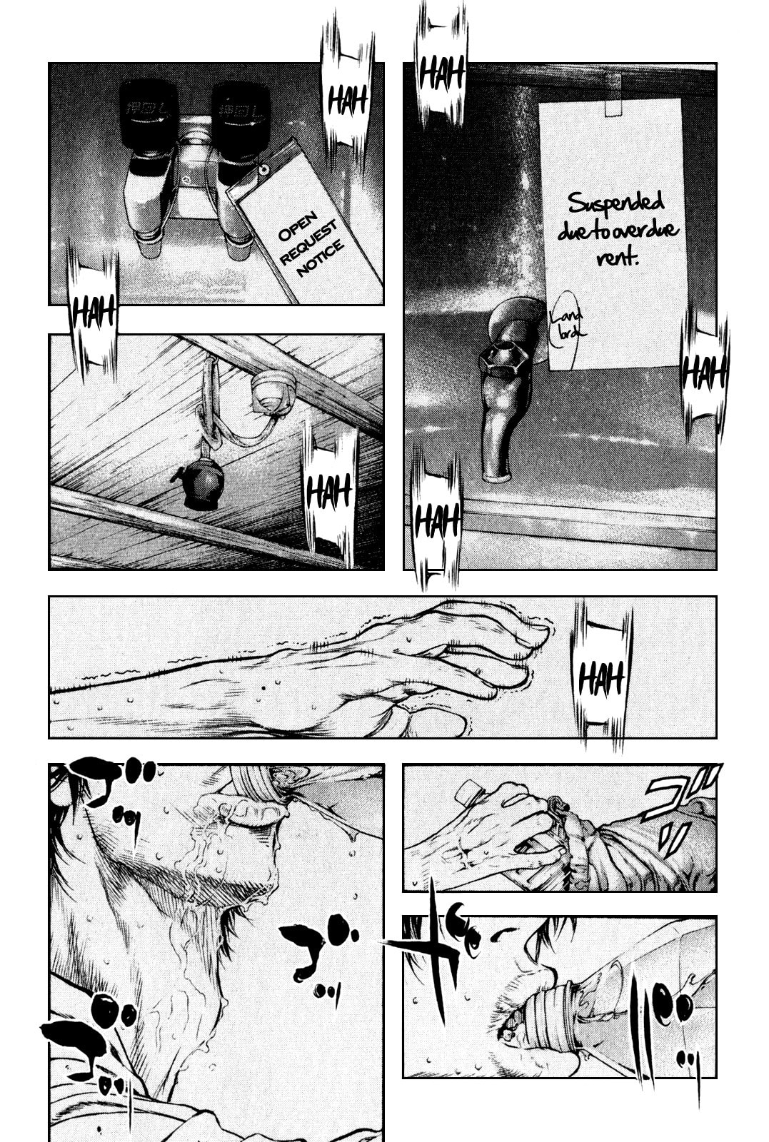 The Climber (Kokou no Hito) Manga Chapter 34 page 14 - Walking Load scene
