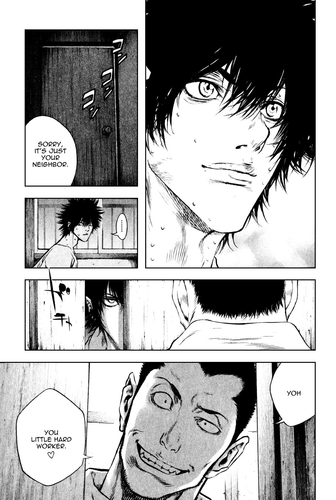 The Climber (Kokou no Hito) Manga Chapter 34 page 17 - Walking Load scene