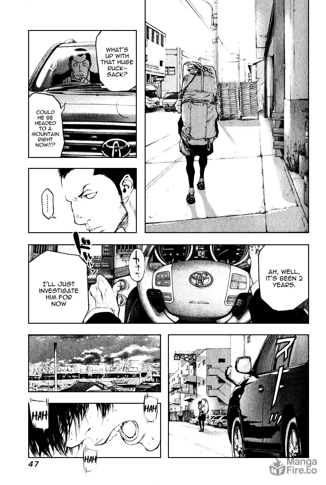 The Climber (Kokou no Hito) Manga Chapter 34 page 5 - Walking Load scene