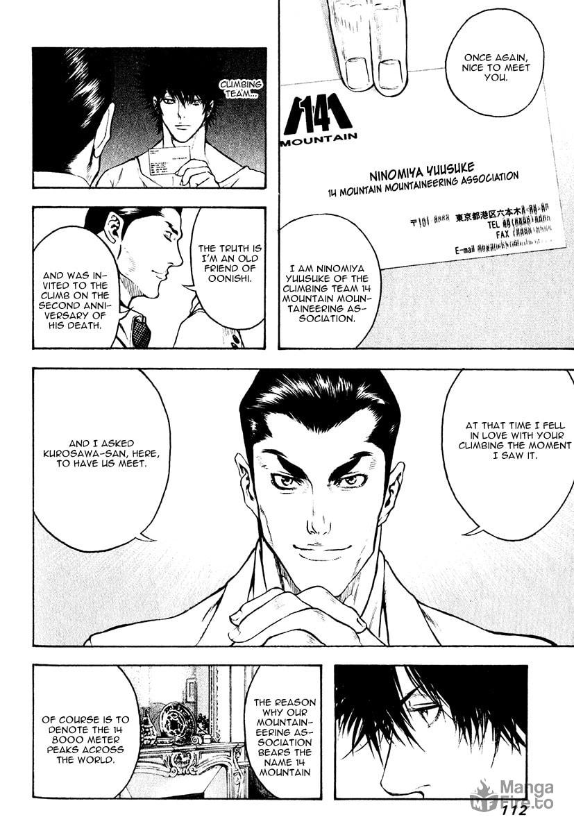 The Climber (Kokou no Hito) Manga Chapter 37 page 9 - Scout scene
