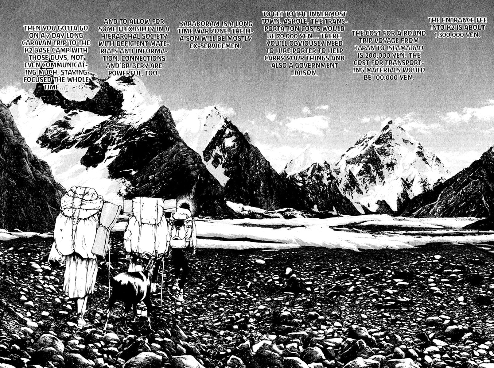 The Climber (Kokou no Hito) Manga Chapter 39 page 5 - Cost scene