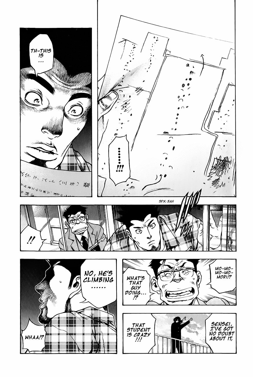 The Climber (Kokou no Hito) Manga Chapter 4 page 13 - Image Climbing scene