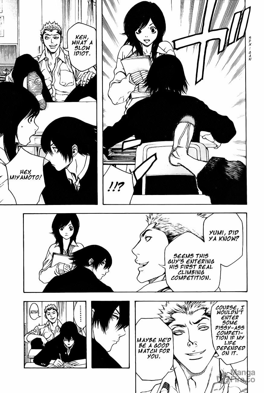 The Climber (Kokou no Hito) Manga Chapter 4 page 5 - Image Climbing scene