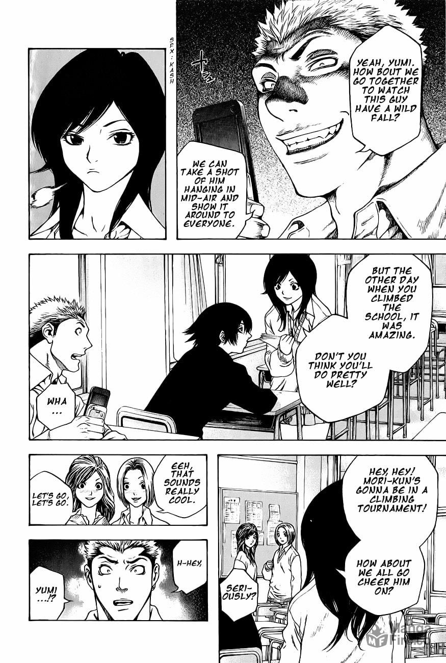 The Climber (Kokou no Hito) Manga Chapter 4 page 6 - Image Climbing scene