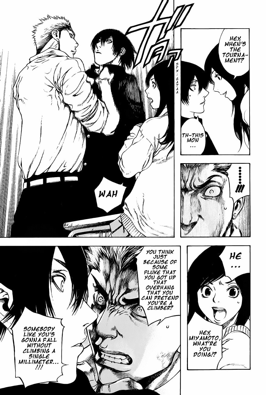 The Climber (Kokou no Hito) Manga Chapter 4 page 7 - Image Climbing scene