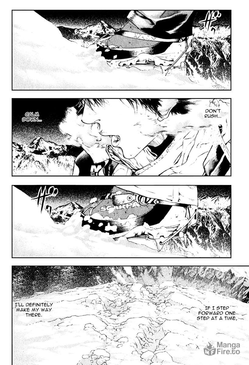The Climber (Kokou no Hito) Manga Chapter 45 page 9 - Free from Worldly Thoughts scene