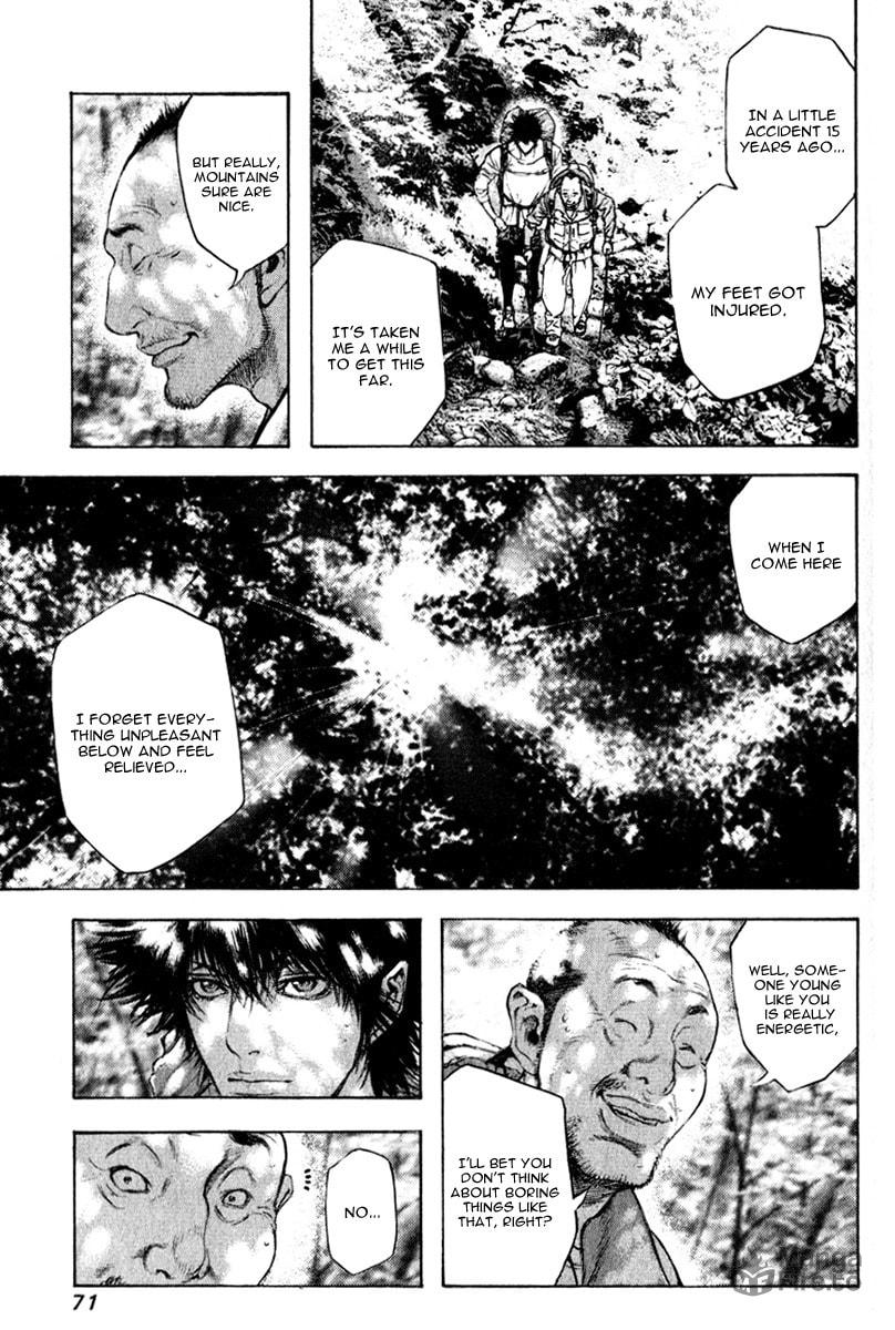 The Climber (Kokou no Hito) Manga Chapter 46 page 9 - Regulations in the Mountains scene