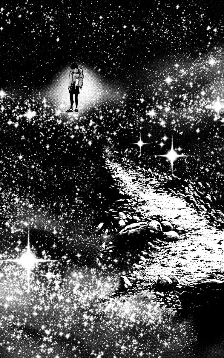 The Climber (Kokou no Hito) Manga Chapter 48 page 13 - Stardust Path Ridge Walk scene
