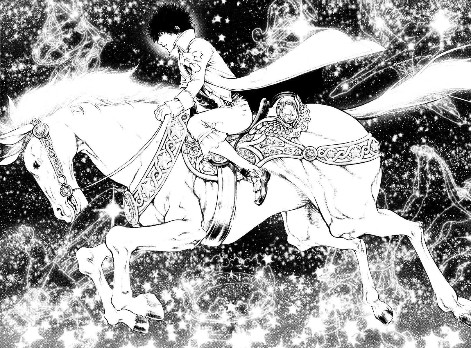 The Climber (Kokou no Hito) Manga Chapter 48 page 15 - Stardust Path Ridge Walk scene