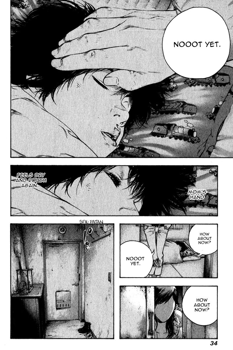 The Climber (Kokou no Hito) Manga Chapter 54 page 11 - Tenacious Man scene