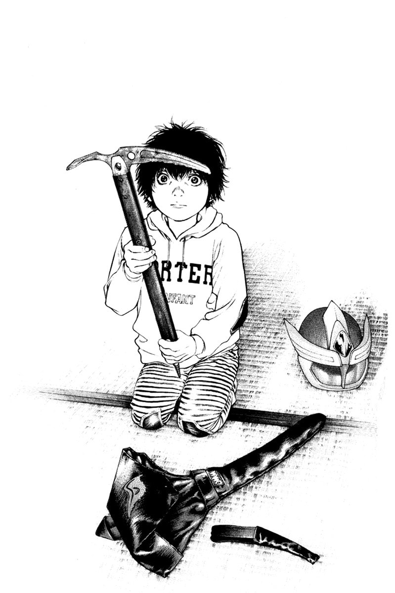 The Climber (Kokou no Hito) Manga Chapter 54 page 14 - Tenacious Man scene