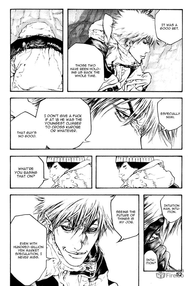 The Climber (Kokou no Hito) Manga Chapter 55 page 10 - Niimi Taku's Karma scene