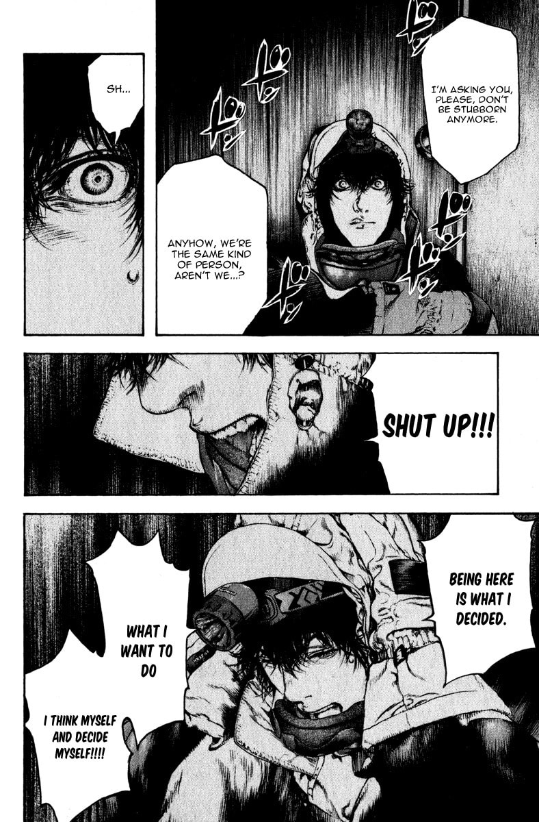 The Climber (Kokou no Hito) Manga Chapter 60 page 17 - Attack and Defense scene