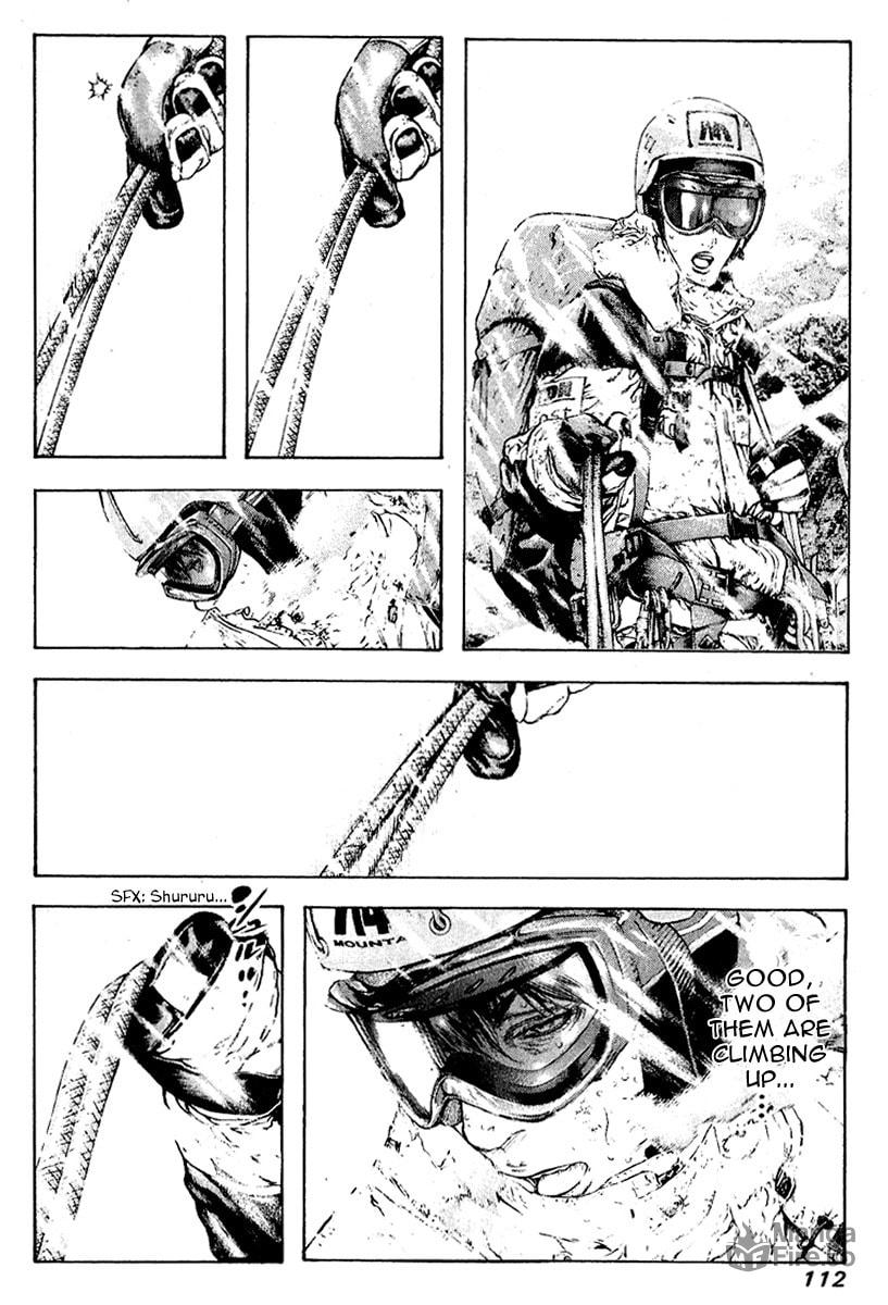 The Climber (Kokou no Hito) Manga Chapter 68 page 10 - Enduring Man scene