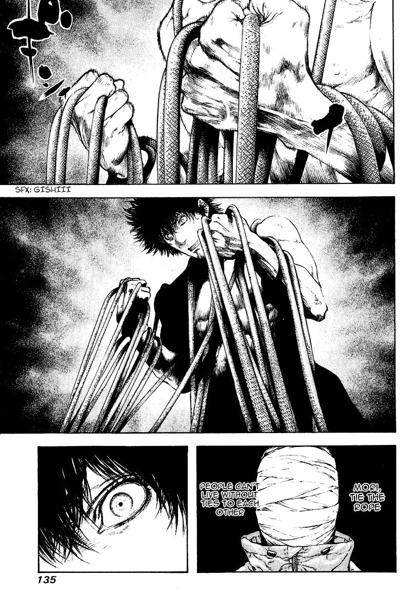 The Climber (Kokou no Hito) Manga Chapter 69 page 13 - Solo Climber's Struggle scene