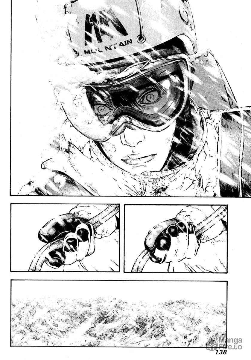 The Climber (Kokou no Hito) Manga Chapter 69 page 15 - Solo Climber's Struggle scene