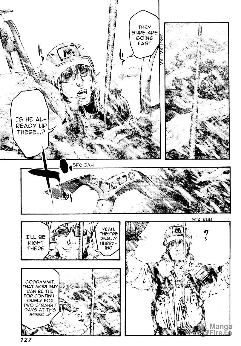 The Climber (Kokou no Hito) Manga Chapter 69 page 5 - Solo Climber's Struggle scene