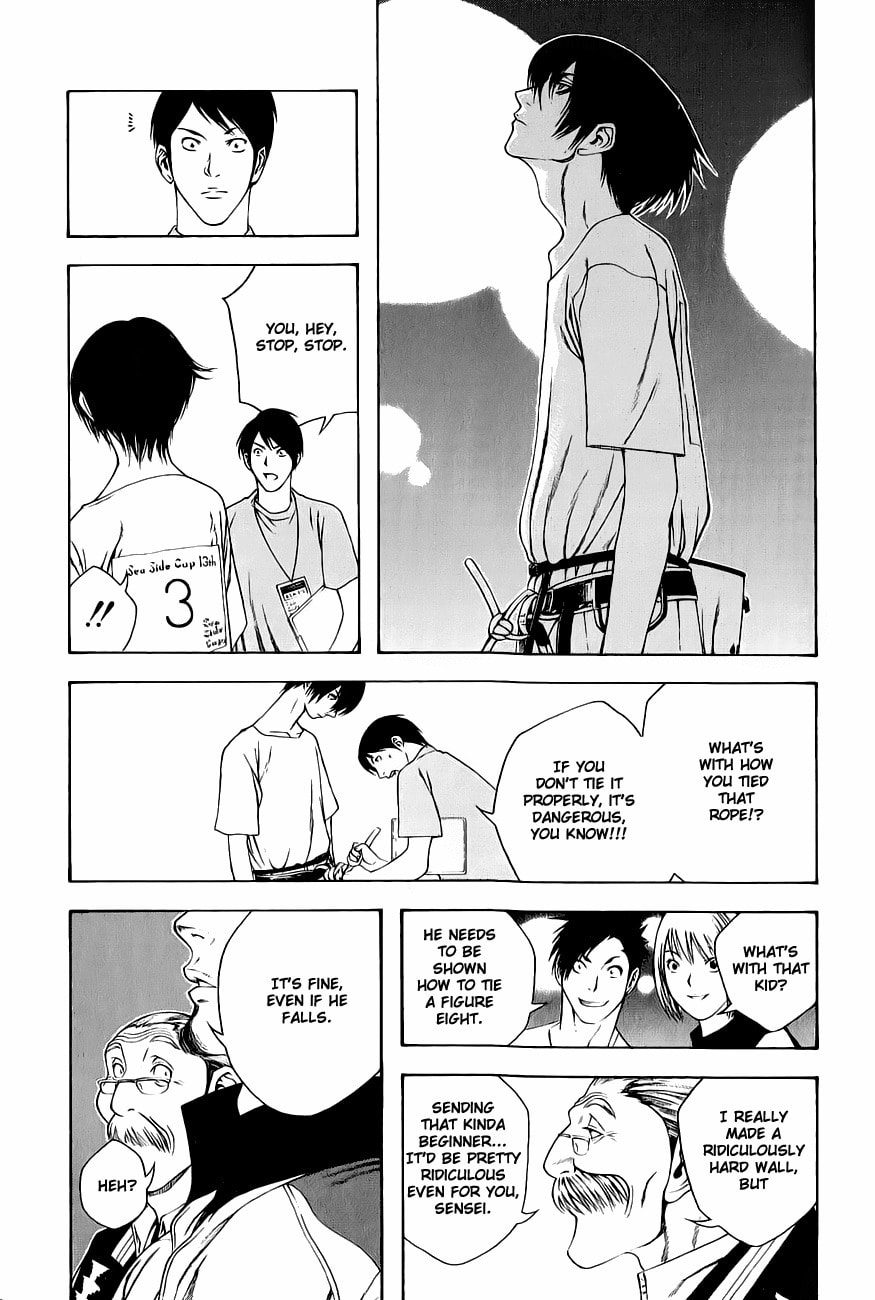 The Climber (Kokou no Hito) Manga Chapter 7 page 13 - Moves! scene