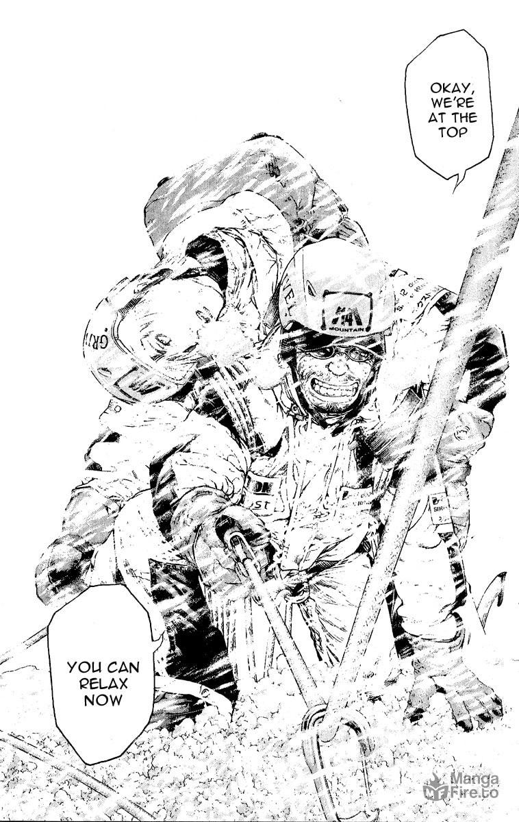 The Climber (Kokou no Hito) Manga Chapter 70 page 15 - Kaerazu no Ken (Mountain of No Return) scene