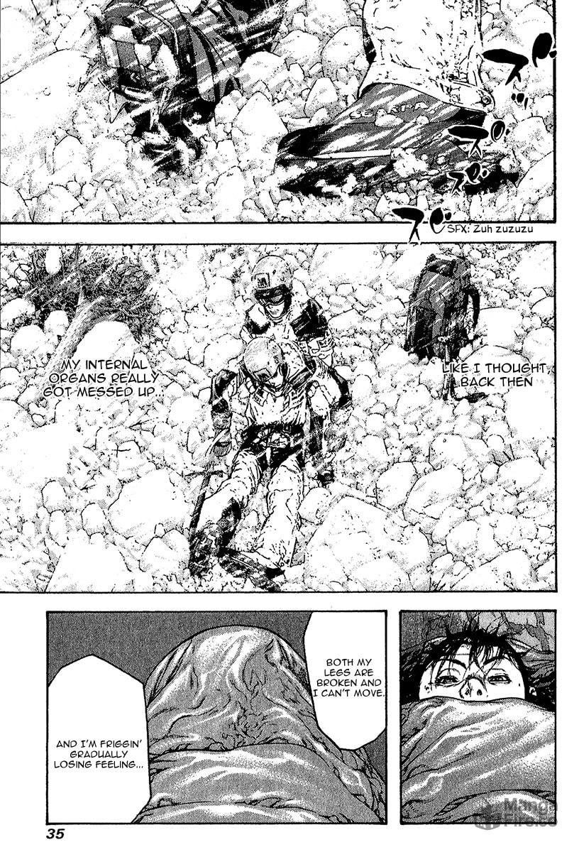 The Climber (Kokou no Hito) Manga Chapter 74 page 12 - Dying Hope scene