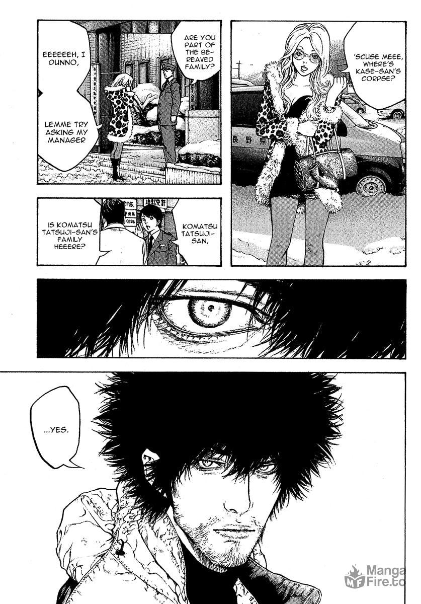 The Climber (Kokou no Hito) Manga Chapter 80 page 10 - The Cross Called 'Returning Alive' scene