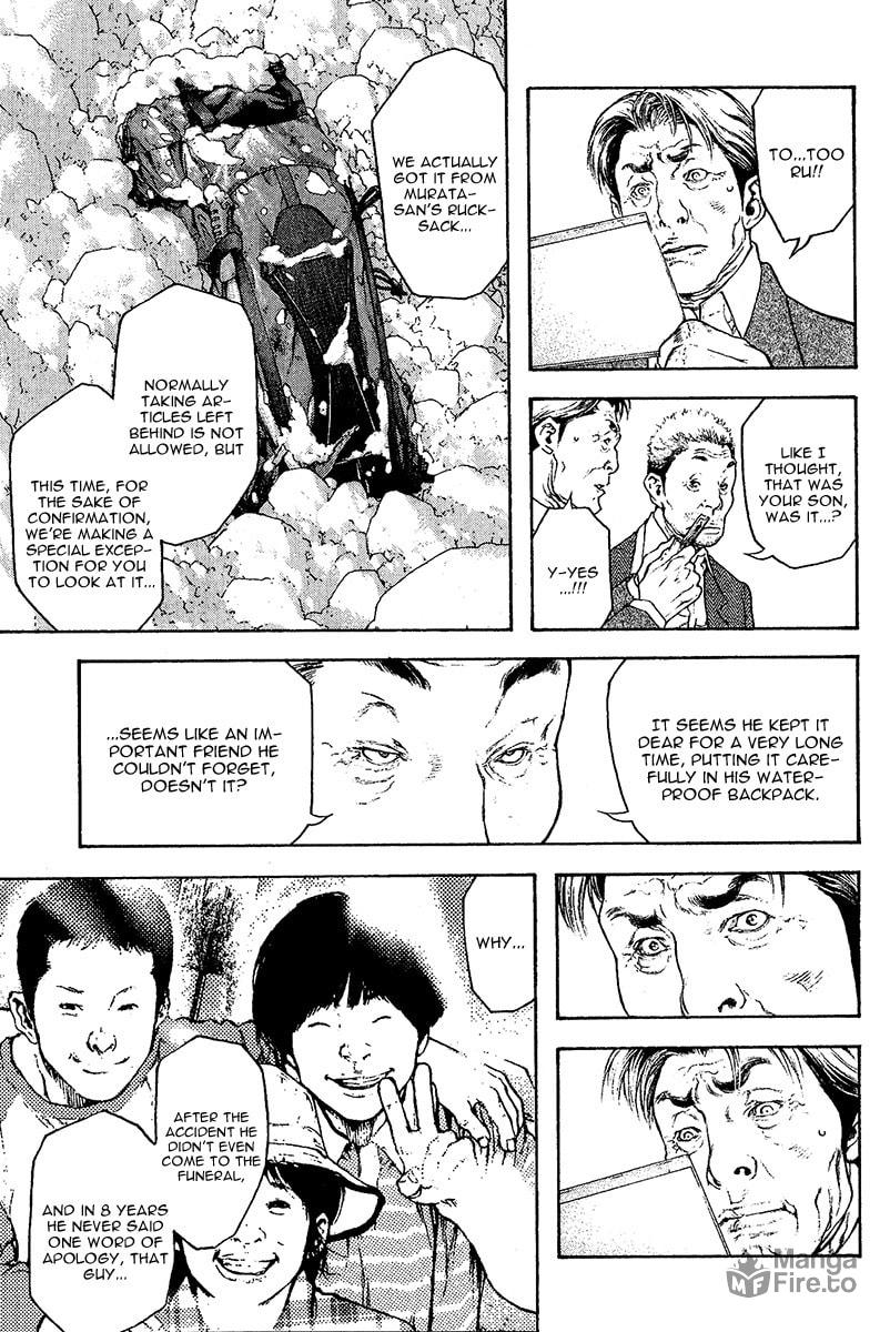 The Climber (Kokou no Hito) Manga Chapter 80 page 6 - The Cross Called 'Returning Alive' scene