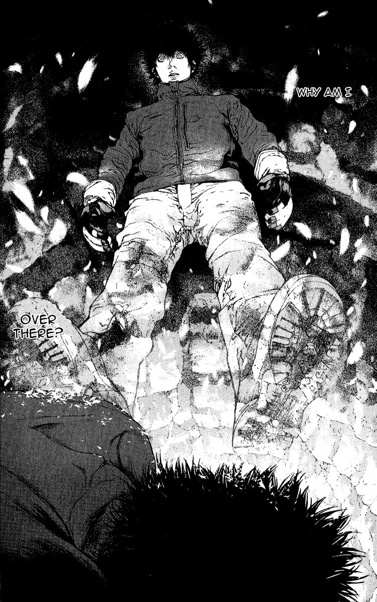 The Climber (Kokou no Hito) Manga Chapter 83 page 13 - Dying Words scene
