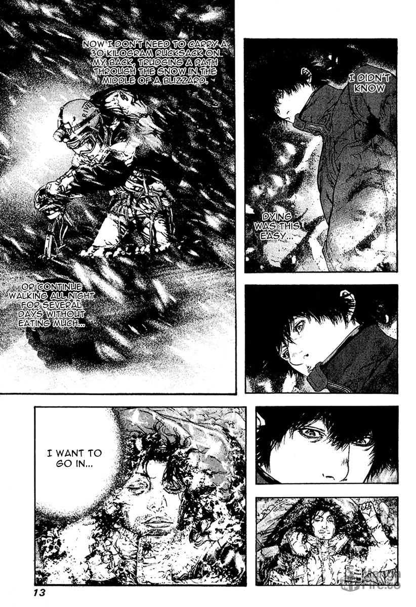 The Climber (Kokou no Hito) Manga Chapter 83 page 15 - Dying Words scene