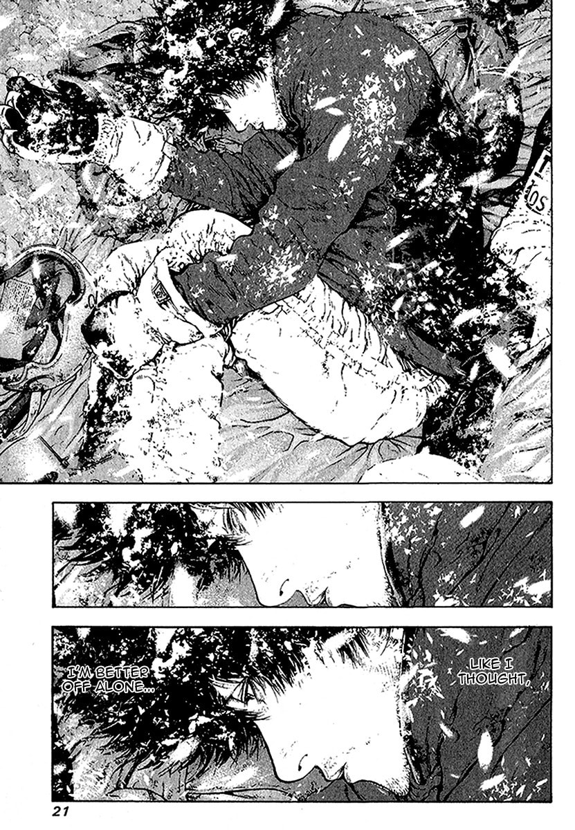 The Climber (Kokou no Hito) Manga Chapter 83 page 22 - Dying Words scene