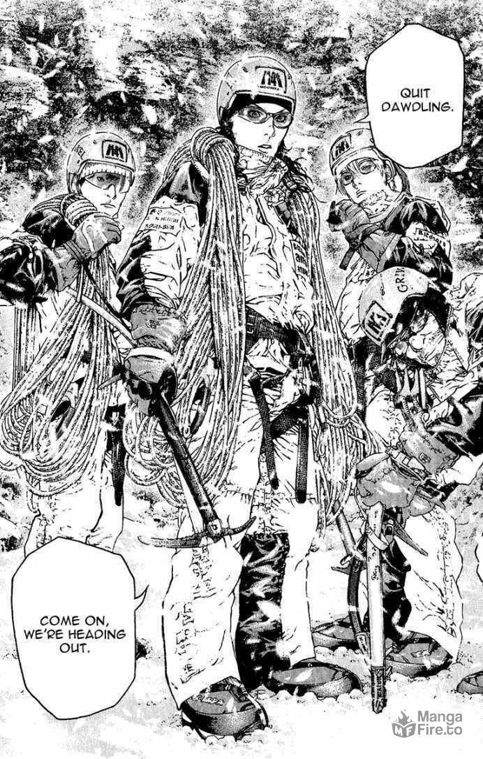 The Climber (Kokou no Hito) Manga Chapter 85 page 11 - Tactics scene