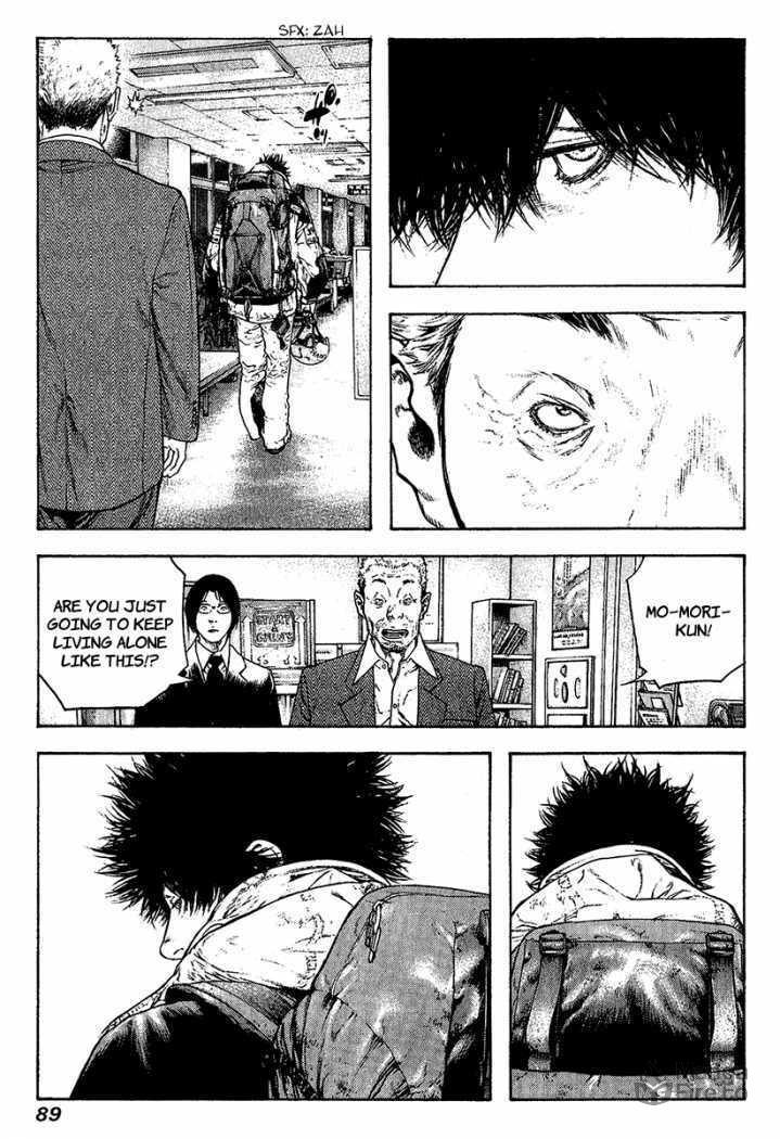 The Climber (Kokou no Hito) Manga Chapter 87 page 11 - Solo Climber Mori Buntarou scene