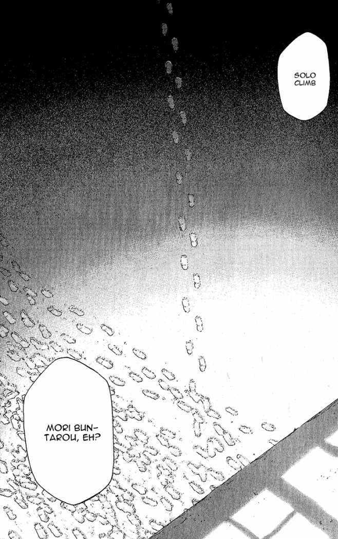 The Climber (Kokou no Hito) Manga Chapter 87 page 16 - Solo Climber Mori Buntarou scene