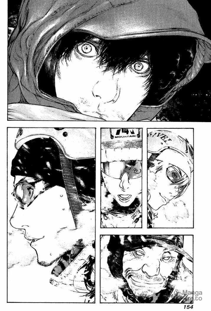 The Climber (Kokou no Hito) Manga Chapter 90 page 15 - Challenger to the K2 East-Face scene