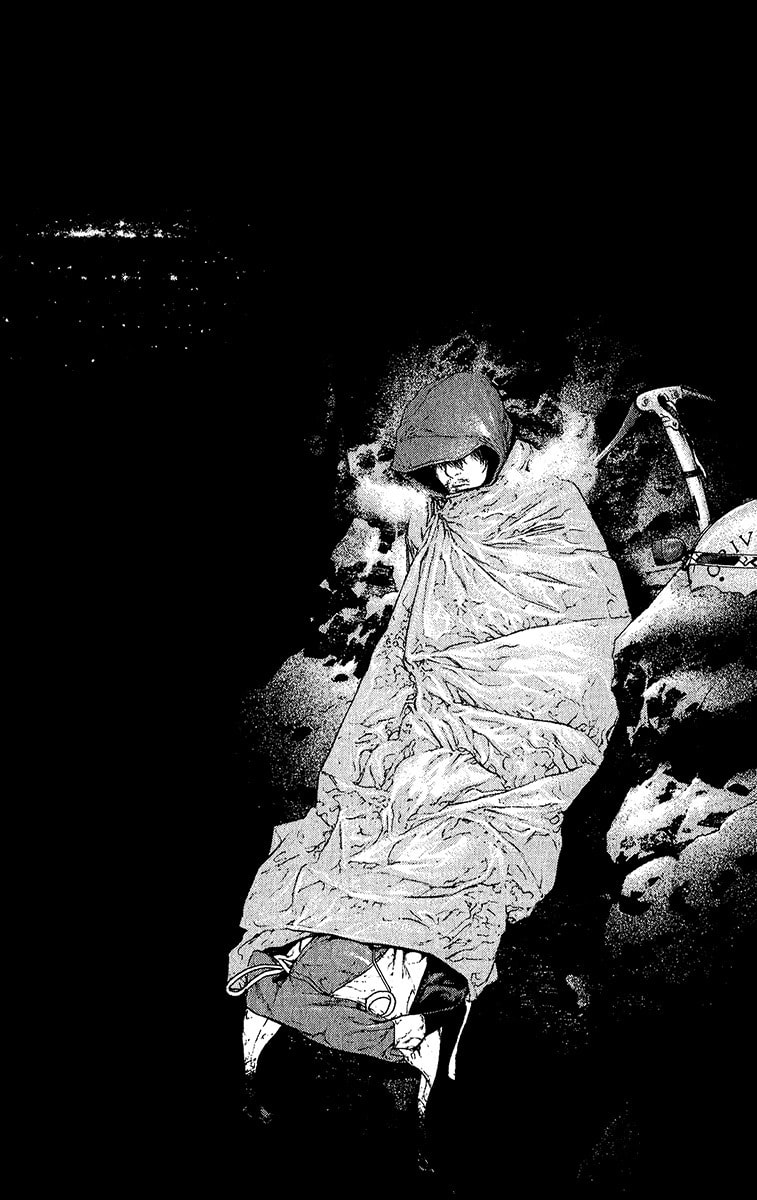 The Climber (Kokou no Hito) Manga Chapter 90 page 8 - Challenger to the K2 East-Face scene