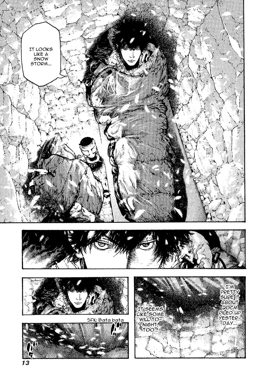 The Climber (Kokou no Hito) Manga Chapter 93 page 16 - Snow scene