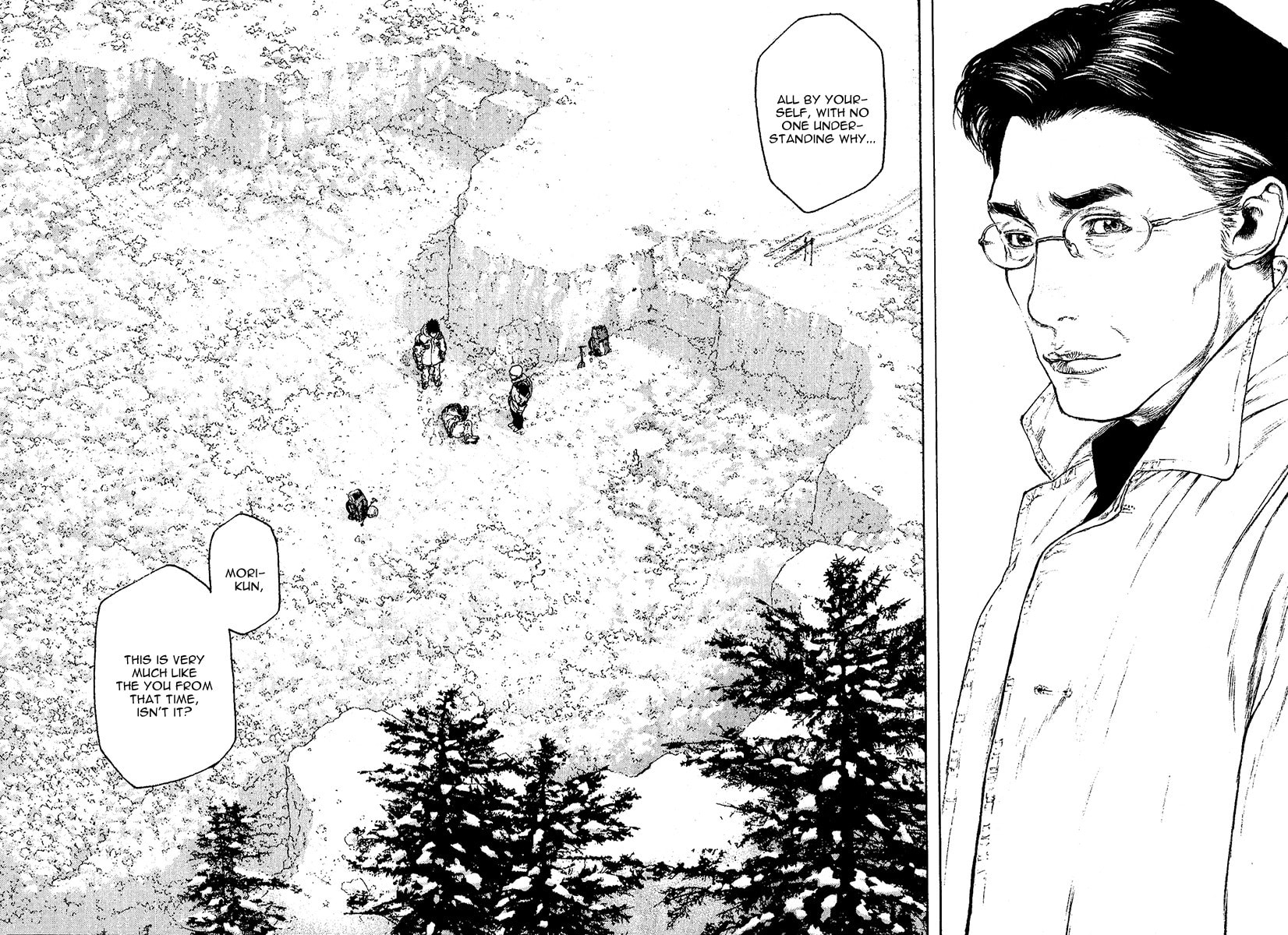 The Climber (Kokou no Hito) Manga Chapter 93 page 23 - Snow scene