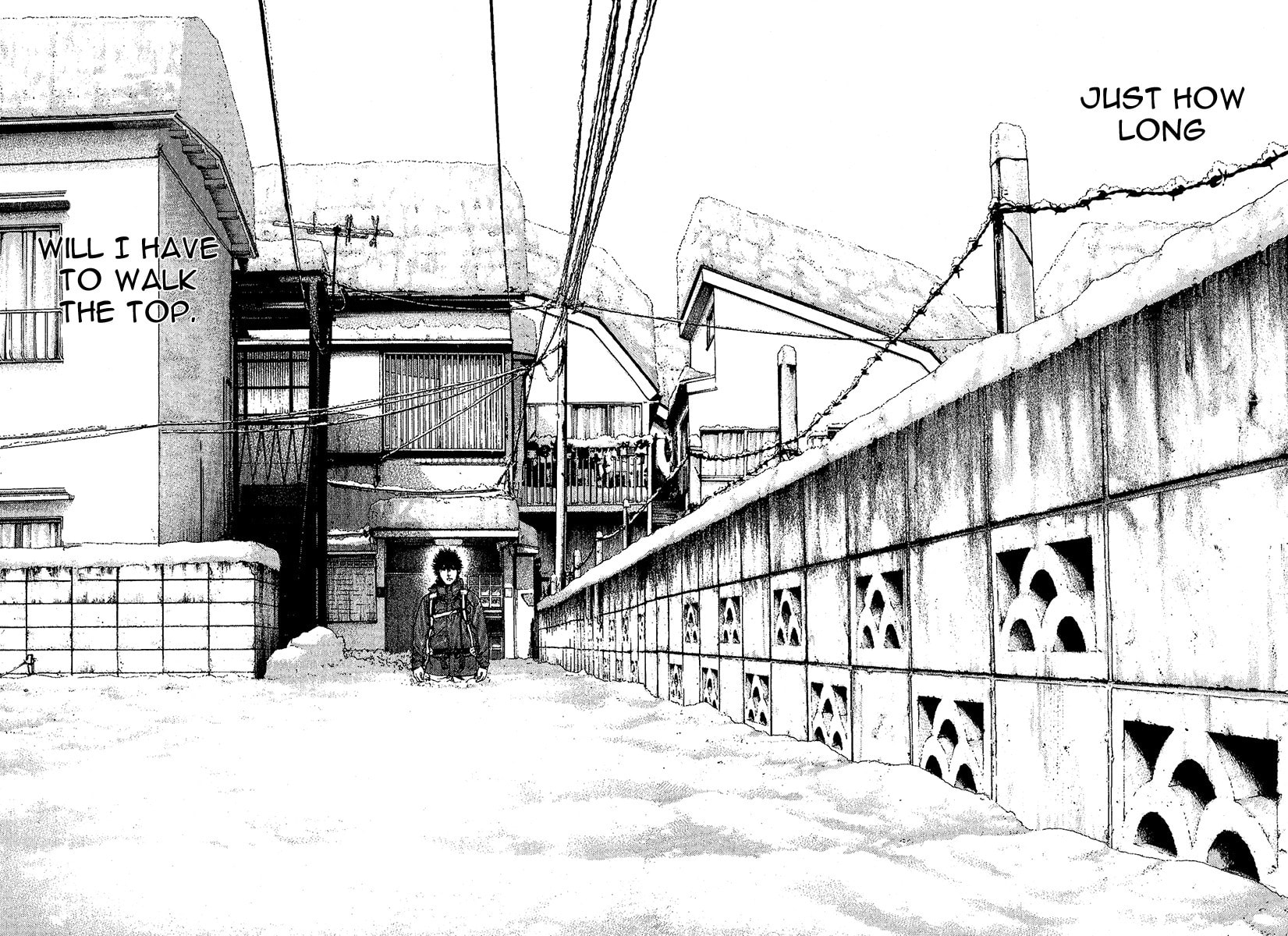 The Climber (Kokou no Hito) Manga Chapter 96 page 17 - Farewell Note scene